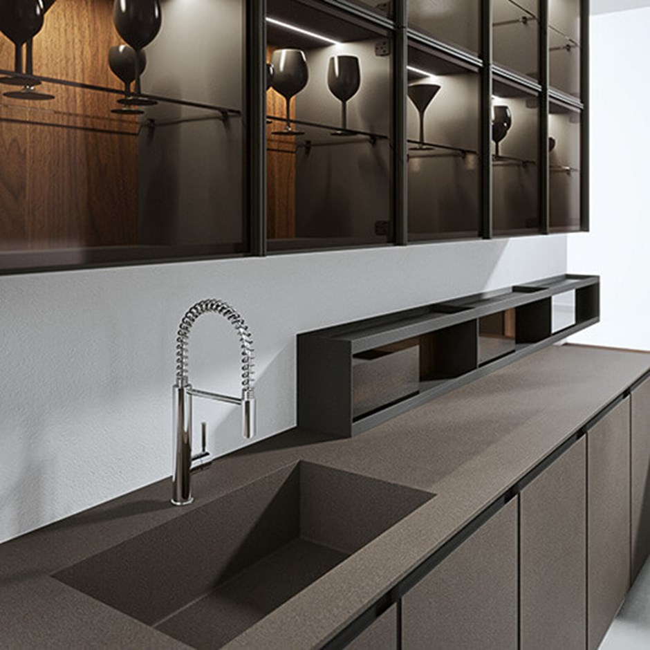 Kitchen worktop & sink