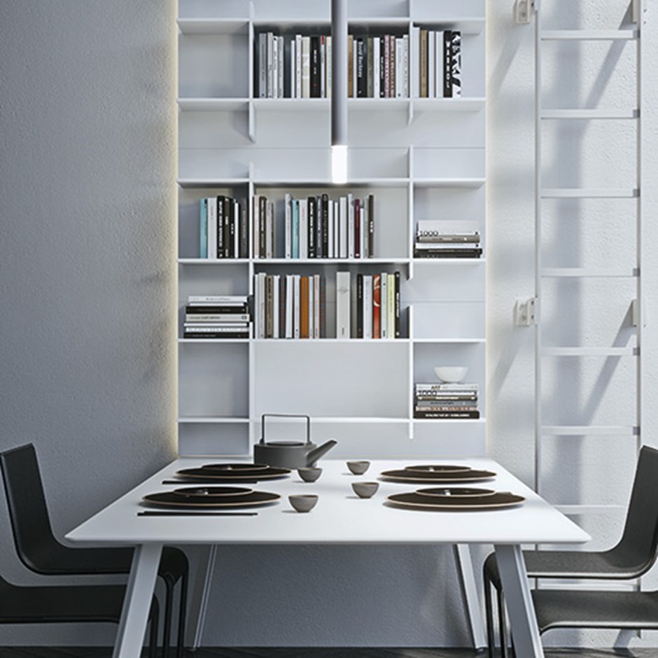 Kitchen modular bookshelf