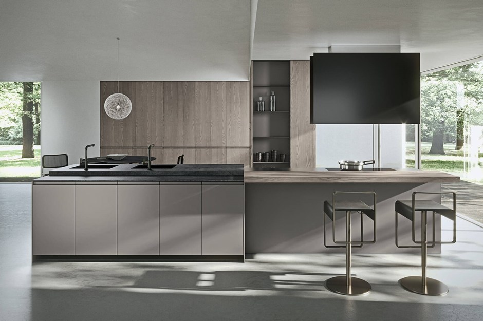AK_05 TailorMade Fenix & wood kitchen