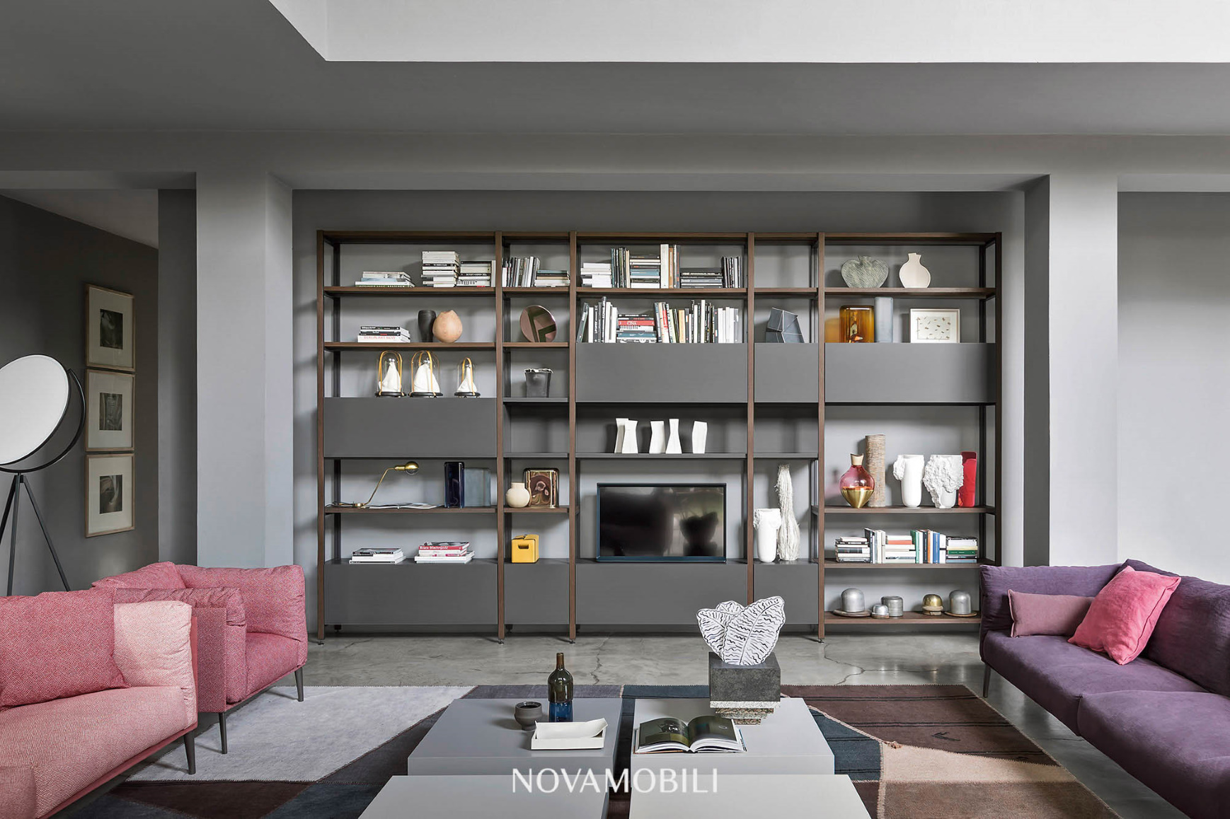 Pontile bookcase - flexible & customisable